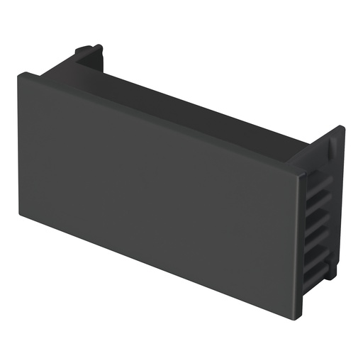 [HC23710] VOLTECK TAPON CIEGO NEGRO 1   MODULO LINEA ESPAÑOLA TA-EN