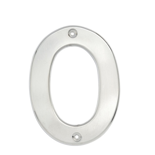 [HC135619] LOCK NUMERO 0 BOLD 4" L600C  CROMO SATINADO