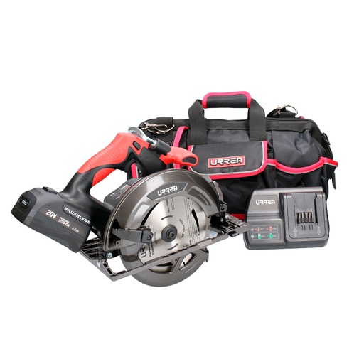 [HC150037] URREA SIERRA CIRCULAR INAL    20V C/BAT CARG Y MALETA JC01