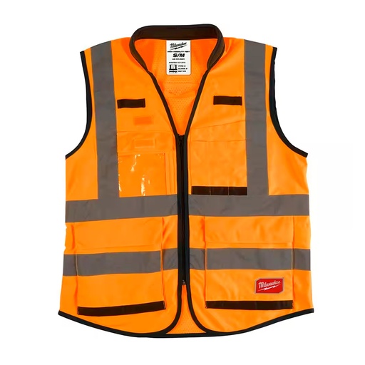 [HC143974] MILWAUKEE CHALECO             D/SEGURIDAD NARANJA CH/M ALTA