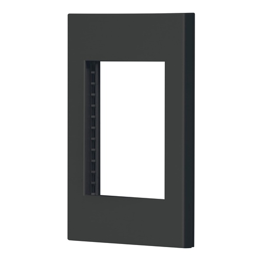 [HC23683] VOLTECK PPTR-EN PLACA 3 MÓDULOS, LÍNEA ESPAÑOLA, COLOR NE