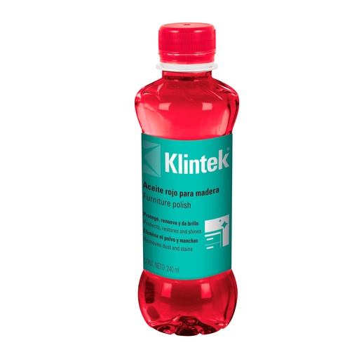[HC121962] KLINTEK ACEITE ROJO P/MUEBLES AMU-24240ML