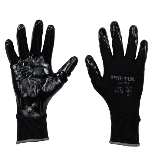 [HC120452] PRETUL GUANTE NYLON RECUBIERTODE NITRILO GD GU-123P