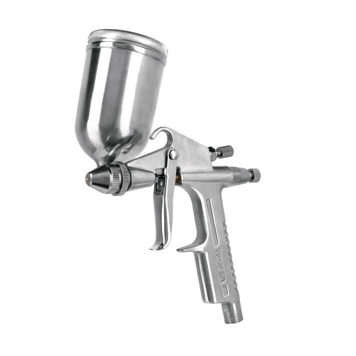 [HC129102] TRUPER PISTOLA PIPI-400 0.5MM P/RETOQUE GRAVEDAD VASO ALUM