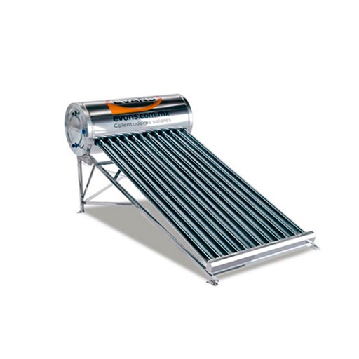 [HC136089] EVANS CALENTADOR SOLAR GRAV 120L A INOX 12 TUBOS