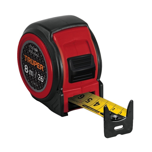 [HC129086] TRUPER FLEXOMETRO FCG-8M 8MT COMPACTO C/GRIP