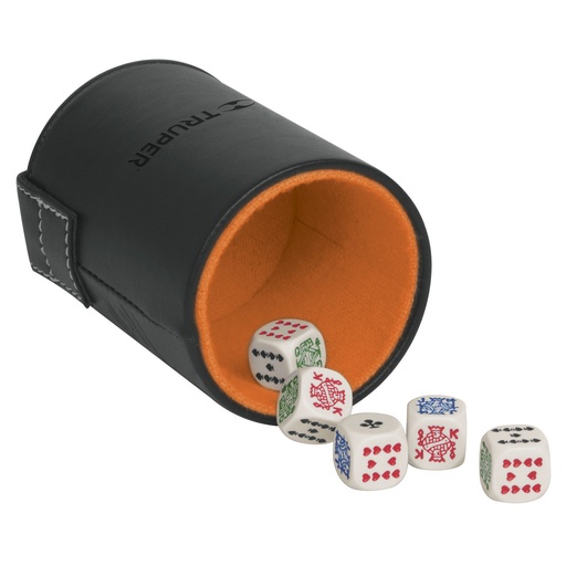 [HC135175] TRUPER CUBILETE CILINDRICO CUBI-T C/5 DADOS  PIEL