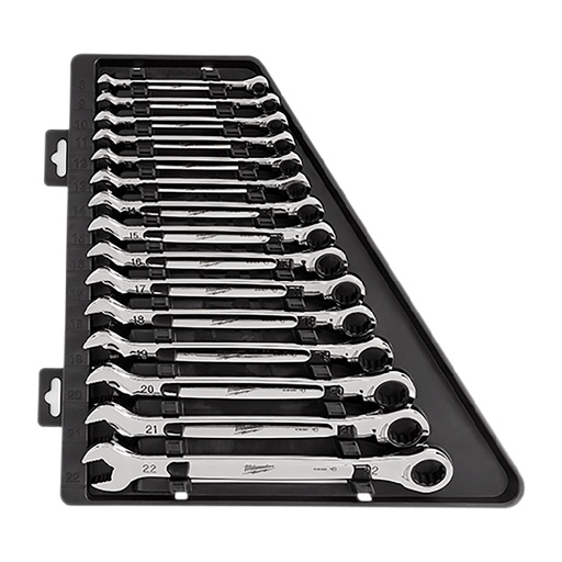 [HC137392] MILWAUKEE 15PC RATCHETING     COMBO W 48-22-9516