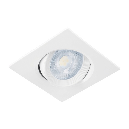 [HC135399] VOLTECK LUMINARIO EMP-106L 5W EMPOTRADO LED BCO CUAD 400L