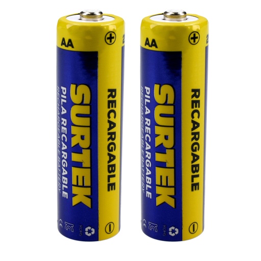 [HC137606] SURTEK PILA RECARGABLE PR22A  AA C/2PZ