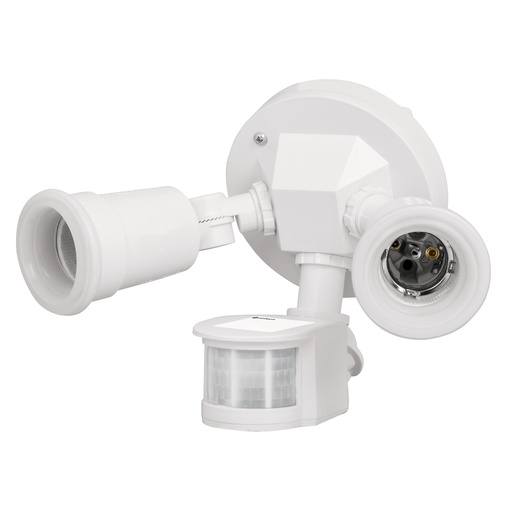 [HC20738] VOLTECK ARBOTANTE BCO 2XE26   300W D/SENSOR DE MOV ARB-901S