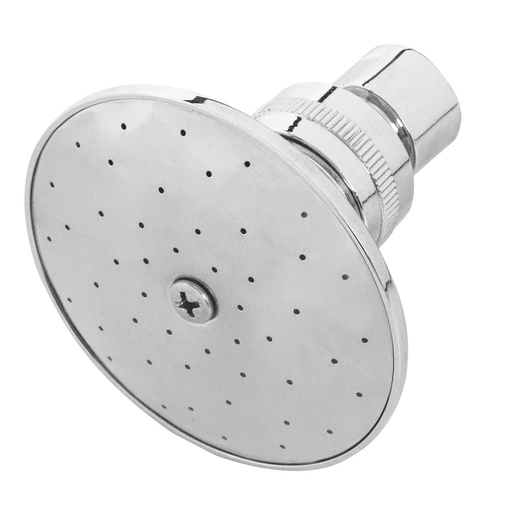 [HC142036] FOSET REGADERA REDONDA R-502S 3" ZAMAK S/BRAZO AQUA