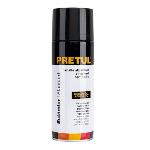 [HC136222] PRETUL PINTURA AEROSOL NGO BRILLANTE300ML PA-NB-P