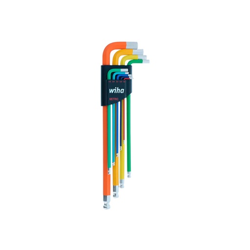 [HC140280] WIHA LLAVE HEX COLORES 1.5-   10MM JGO9PZ 66980