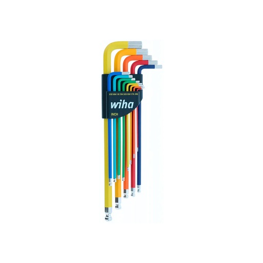 [HC140291] WIHA LLAVE HEX COLORES 1/16"- 3/8" JGO13PZ 66981