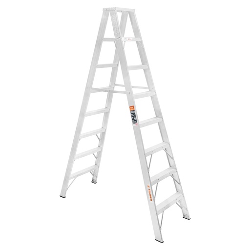 [HC136248] TRUPER ESCALERA D/TIJERA      7 ESC./8FT ALUM-T-II ESTD-27
