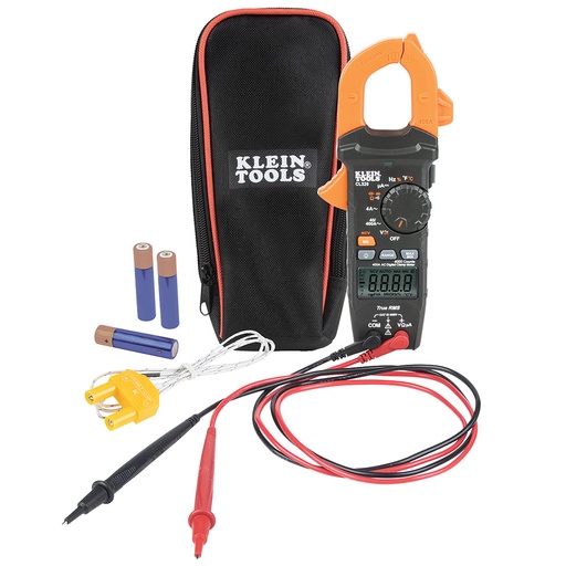[HC137347] KLEIN TOOLS MULTIMETRO DIG. CL320 D/GANCHO RANGO AUT 400A CA