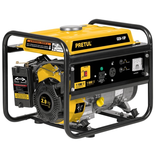 [HC129689] PRETUL GENERADOR GASOLINA     1100-1000W 120V ARRQ ELE 1F 4T