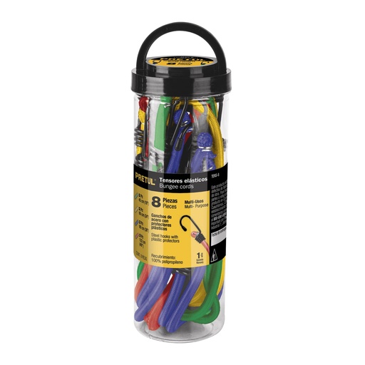 [HC21300] PRETUL TENSORES TENS-8 8PZ ELASTICOS