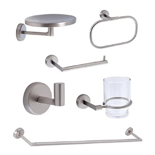 [HC143376] URREA ACCESORIOS P/BAÑO JGO   CROMO NEO EO.20