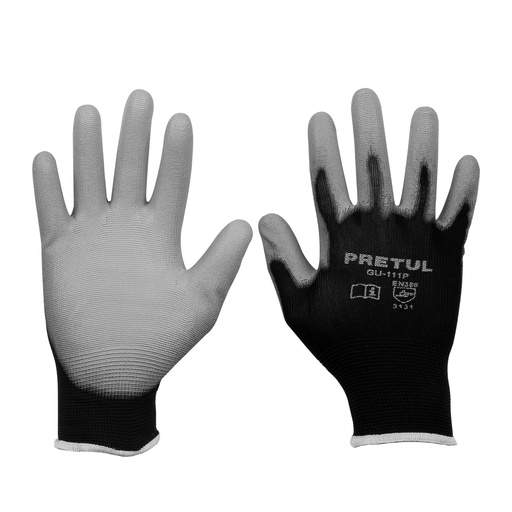 [HC129814] PRETUL GUANTES GU-111P CH D/NYLON REC C/POLIURETANO