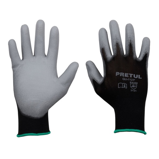 [HC120464] PRETUL GUANTES GU-112P MED D/NYLON REC C/POLIURETANO