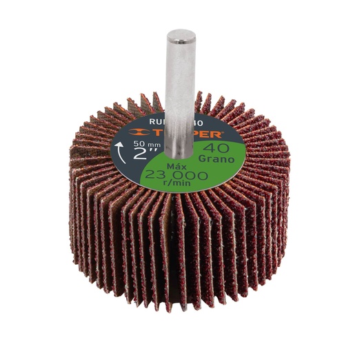 [H012215] TRUPER RUEDA FLAP DE 2", GRANO 40