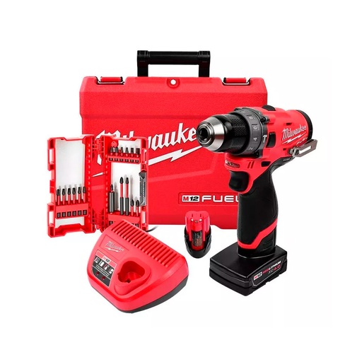 [HC135643] MILWAUKEE COMBO ROTOMARTILLO M12 FUEL+JGO PUNTAS 18PZ