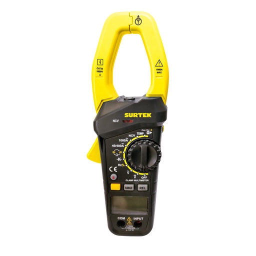 [HC142041] SURTEK MULTIMETRO             PROFESIONAL D/GANCHO 1000V MUL