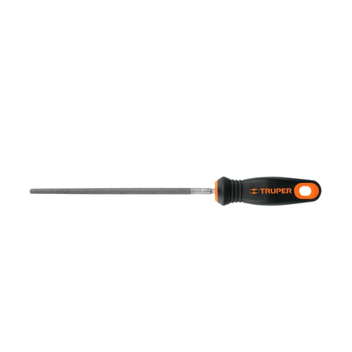 [H012196] TRUPER LIMA REDONDA CON DOBLE INYECCION 6"