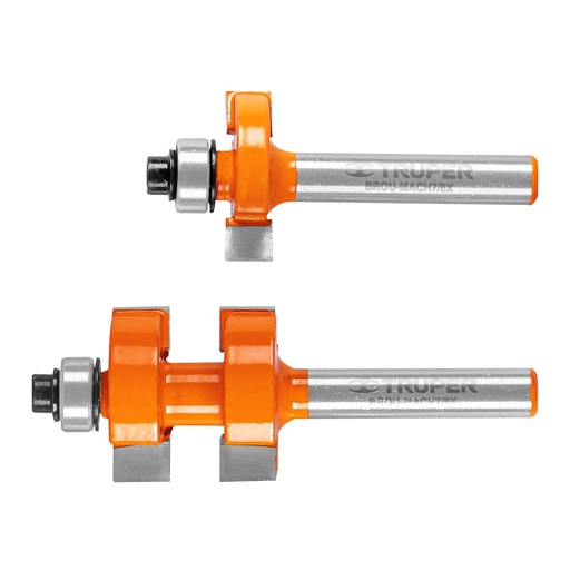[HC100942] TRUPER BROCA BROU-MACH7/8X 7/8"SET MACHIMBRADOR C/BAL