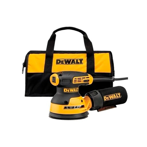 [HC137039] DEWALT LIJADORA ORBITAL 5" DWE6423K ALEATORIA V.V. C/MALETA