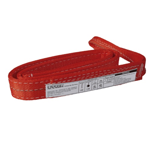 [HC129473] URREA ESLINGA EP4410 4"X10M   PLANA TPO III POLIPROP 4CAPAS