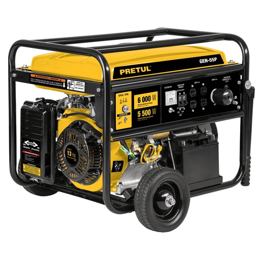 [HC134642] PRETUL GENERADOR GASOLINA     6600-5500W ARRQ ELEC BI-VOL 4T
