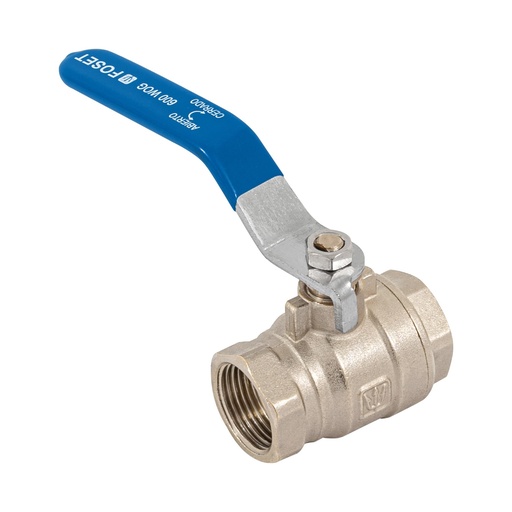 [HC99880] FOSET VALVULA BOLA ROSCABLE   019MM 3/4" LATON ALTA PRESION