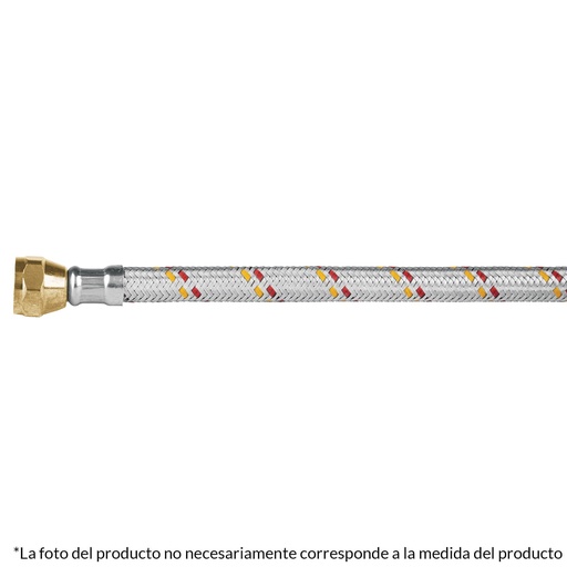 [HC13818] FOSET MANGUERA FLEX P/GAS     3/8"X200CM ALUMINIO FGA-20P