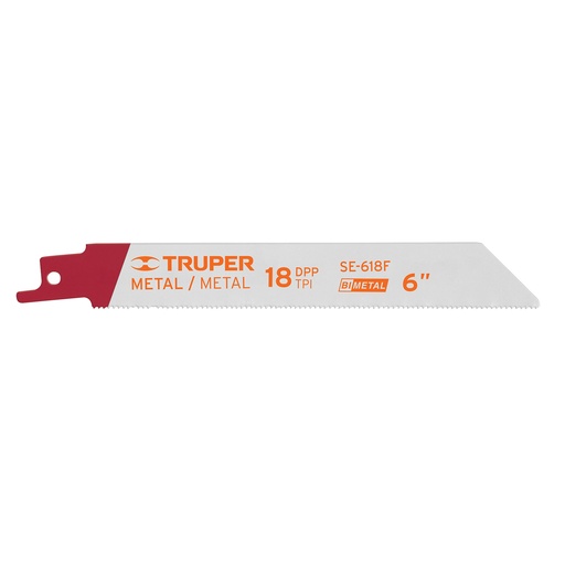 [HC129987] TRUPER SEGUETA P/SIERRA SABLE  6" 18DPP 2PZ P/MET SE-618F