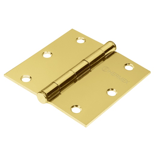 [HC13161] HERMEX BISAGRA CUADRADA 2 LATONADO REDONDA