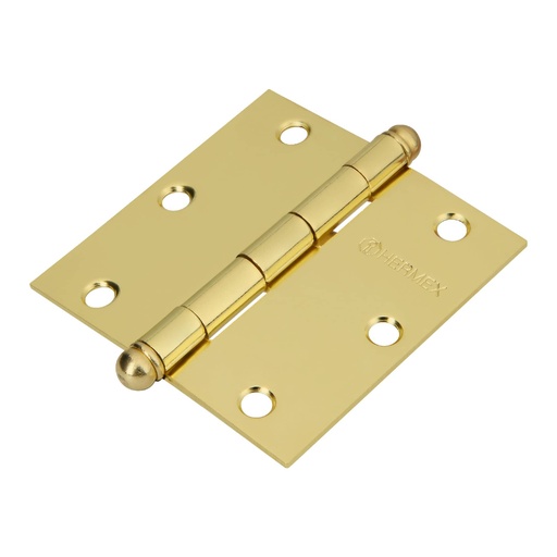 [HC17649] HERMEX BISAGRA BC-351R 3 1/2 HERMEXCUADRADA LATON CABEZA