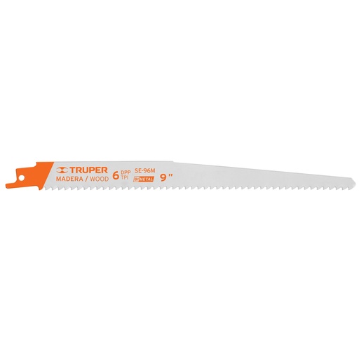 [HC129108] TRUPER SEGUETA P/SIERRA SABLE 9" 6DPP 2PZ P/MAD SE-96M