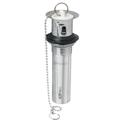 [HC20811] FOSET CONTRA P/LAVABO 1-1/4"  CR C/REBOS TAPON/CADENA CE-204