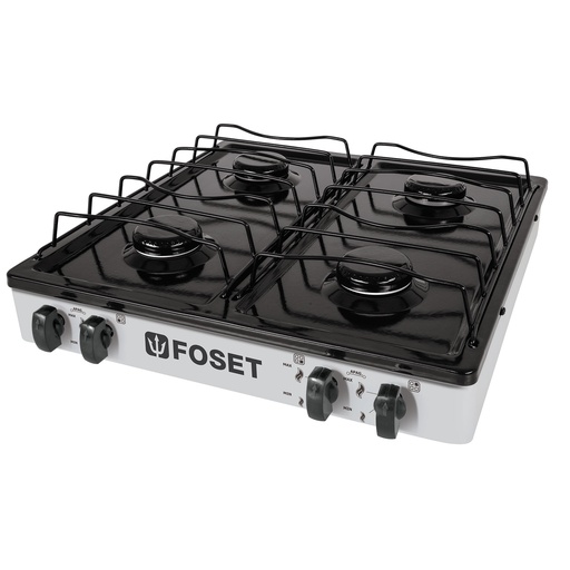 [HC14247] FOSET PARRILLA P/GAS 4QUEMAD  BLANCO PAGA-4B