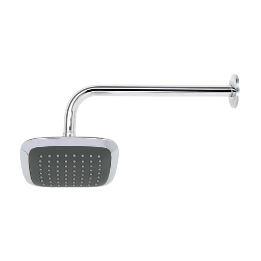 [HC21225] FOSET REGADERA CUADRADA 6"    PLASTICO C/BRAZO AERO R-510