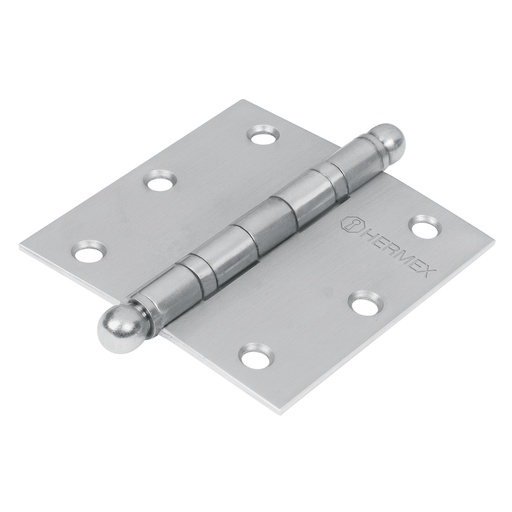 [HC13170] HERMEX BISAGRA CUADRADA 3-1/2 ACE INOX REDONDA