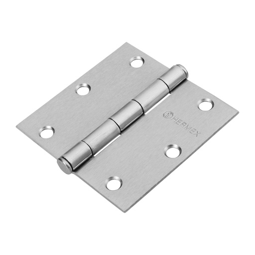 [HC13164] HERMEX BISAGRA 3-1/2 CROMO MATE CABEZA PLANA