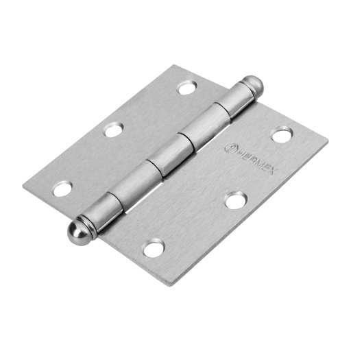 [HC13165] HERMEX BISAGRA CUADRADA 3-1/2 MATE REDONDA