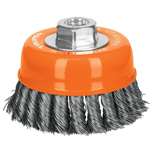 [HC99163] TRUPER CARDA COPA ALAMBRE     4"XM14 CT-610MX