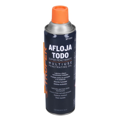 [HC129475] TRUPER ACEITE AFLOJATODO EN   AEROSOL 550ML WT-550