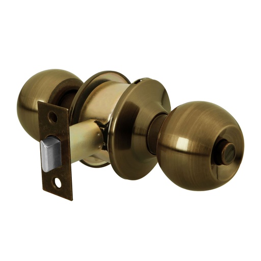 [HC13114] HERMEX CERRADURA TRUBAL LATON ANTIGUO BAÑO