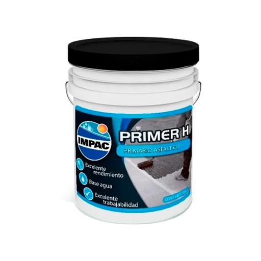 [HC150061] IMPAC PRIMER ASFALTICO H BASE AGUA CUBETA 18KGS VCEIMPHNE1